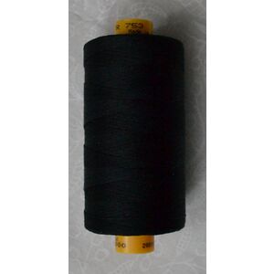 Gutermann R 753 Filament Silk #000 Black 400m Spool 100% Silk Thread