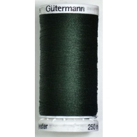 XX Gutermann Sew-all Thread 250m Colour 472 VERY DARK FOREST GREEN, 100% Polyester