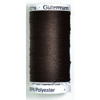XX Gutermann Sew-all Thread 250m Colour 697 ULTRA DARK BROWN, 100% Polyester