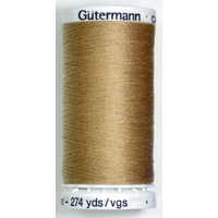 XX Gutermann Sew-all Thread 250m Colour 868 BISCUIT BROWN, 100% Polyester