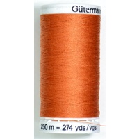 XX Gutermann Sew-all Thread 250m Colour 982 DUSKY ORANGE, 100% Polyester