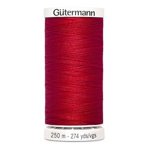 Gutermann Sew-all Thread #156 BRIGHT RED 250m, 100% Polyester
