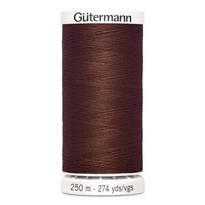 Gutermann Sew-all Thread 250m #230 RED EARTH BROWN