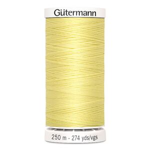 Gutermann Sew-all Thread 250m #578 LIGHT YELLOW