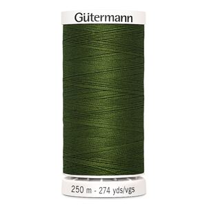 Gutermann Sew-all Thread 250m #585 DARK AVOCADO GREEN