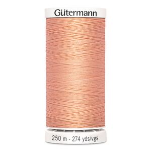 Gutermann Sew-all Thread #586 PEACH 250m Spool