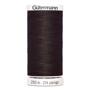 Gutermann Sew-all Thread 250m #696 BLACK BROWN