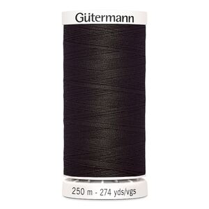 Gutermann Sew-all Thread 250m #697 ULTRA DARK BROWN