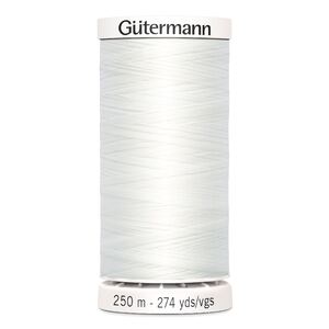 Gutermann Sew-all Thread 250m #800 WHITE