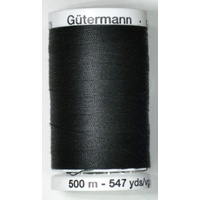 Gutermann Sew-all Thread, 500m Colour 000, BLACK, 100% Polyester