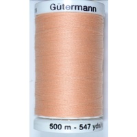 Gutermann Sew-all Thread, 500m Colour 165, PEACH, 100% Polyester