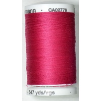 Gutermann Sew-all Thread 500m #382, CANDY RED, 100% Polyester Thread