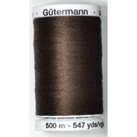 Gutermann Sew-all Thread, #696 BLACK BROWN, 500m Spool M292