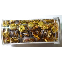 Gutermann 6mm Cup Sequins, 9 gram Tub, GOLD Colour, Highest Quality