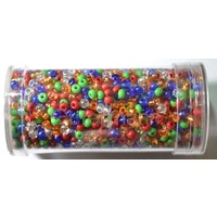 Gutermann Creativ Seed Beads, Size 9/0, 28 gram TUB, MULTI-9900, Highest Quality