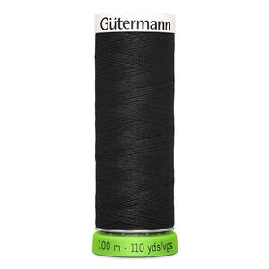 Sew-All rPET Thread #000 BLACK 100m 100% Recycled Polyester