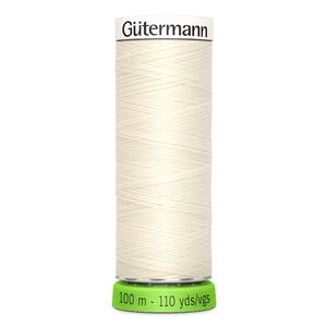 Sew-All rPET Thread #1 IVORY 100m 100% Recycled Polyester