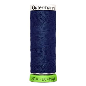 Gutermann Sew-All Thread rPET #13 NAVY, 100m 100% Recycled Polyester