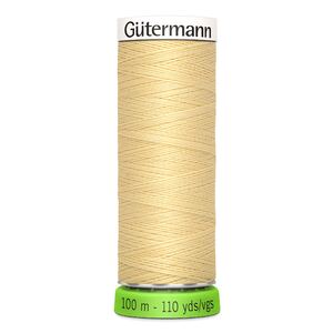 Sew-All rPET Thread #325 CREAMY YELLOW 100m 100% Recycled Polyester