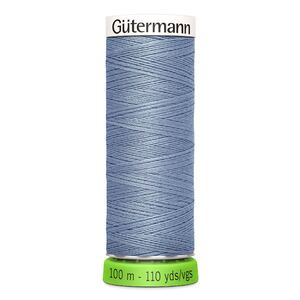 Gutermann Sew-All Thread rPET 100% Recycled Polyester, 100m Spool, Col. 64 STEEL BLUE GREY