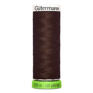 Sew-All rPET Thread #694 DARK COFFEE BROWN 100m 100% Recycled Polyester