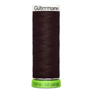Sew-All rPET Thread #696 BLACK BROWN 100m 100% Recycled Polyester