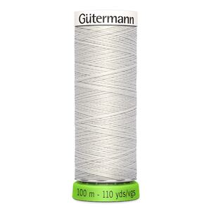Sew-All rPET Thread #8 SILVER GREY 100m 100% Recycled Polyester