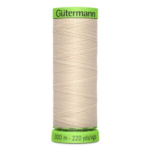 Gutermann Extra Fine Thread #169 NATURAL, 200m Spool 100% Polyester