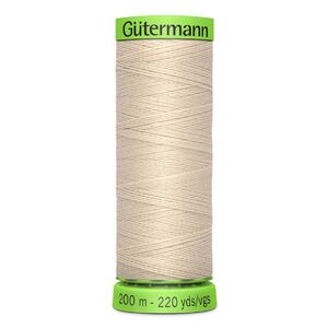 Gutermann Extra Fine Thread #169 NATURAL, 200m Spool 100% Polyester
