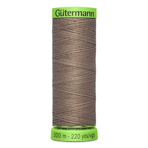 Gutermann Extra Fine Thread #199 LATTE BROWN, 200m Spool 100% Polyester