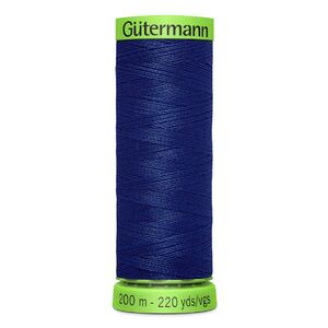 Gutermann Extra Fine Thread #232 DARK ROYAL BLUE, 200m Spool 100% Polyester