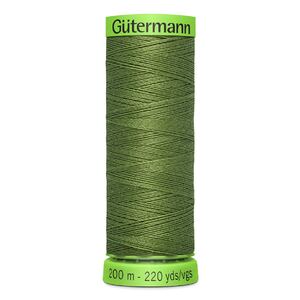 Gutermann Extra Fine Thread #283 KHAKI GREEN, 200m Spool 100% Polyester