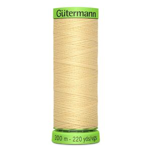 Gutermann Extra Fine Thread #325 CREAMY YELLOW, 200m Spool 100% Polyester