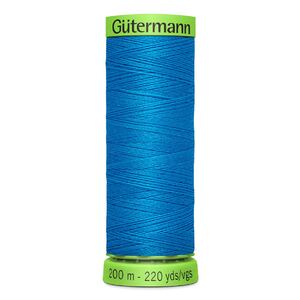 Gutermann Extra Fine Thread #386 CARIBBEAN BLUE, 200m Spool 100% Polyester