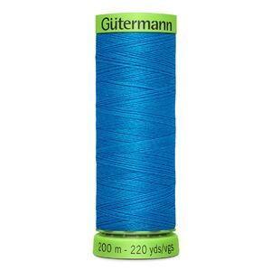 Gutermann Extra Fine Thread #386 CARIBBEAN BLUE, 200m Spool 100% Polyester