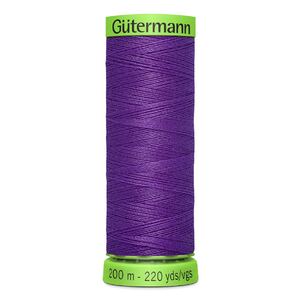 Gutermann Extra Fine Thread #392 DARK VIOLET PURPLE, 200m Spool 100% Polyester