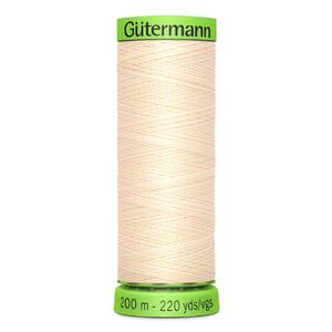 Gutermann Extra Fine Thread #414 BLONDE CREAM, 200m Spool 100% Polyester