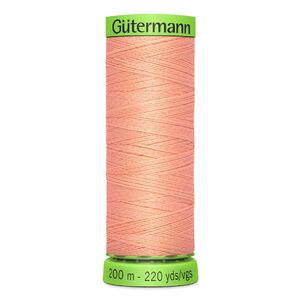 Gutermann Extra Fine Thread #586 PEACH PINK, 200m Spool 100% Polyester