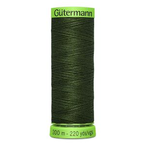 Gutermann Extra Fine Thread #597 DARK KHAKI, 200m Spool 100% Polyester