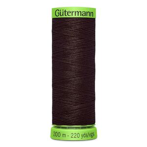 Gutermann Extra Fine Thread #696 DARK BEIGE GREY, 200m Spool 100% Polyester