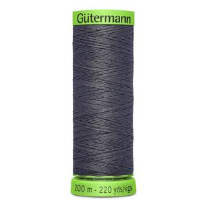 Gutermann Extra Fine Thread #702 DARK BEAVER GREY, 200m Spool 100% Polyester
