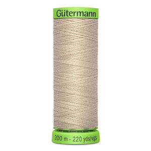 Gutermann Extra Fine Thread #722 BEIGE, 200m Spool 100% Polyester