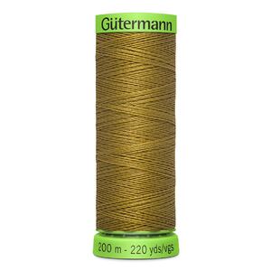 Gutermann Extra Fine Thread #886 GOLDEN OLIVE, 200m Spool 100% Polyester