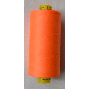 Gutermann MARA 100 #3871 FLURO ORANGE 1000m Spool Micro Core Technology Thread