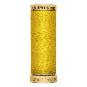 Gutermann 100% Cotton Thread, Colour 688, Per 100m Spool