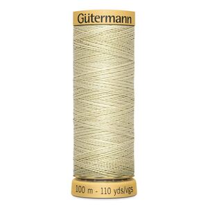 Gutermann 100% Cotton Thread, Colour 829, Per 100m Spool