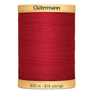 Gutermann Cotton Thread, 800m (876yds) #2074 Red