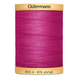 Gutermann Cotton Thread, 800m (876yds) #2955 Fuchsia Flowers (Hot Pink)