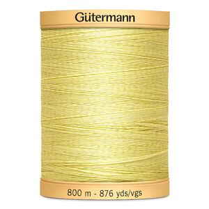 Gutermann Cotton Thread, 800m (876yds) #349 Butter Cream