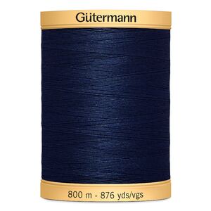 Gutermann Cotton Thread, #5322 Navy Blue, 800m (876yds) 